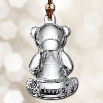 2024 Waterford Baby's First Christmas Bear Crystal Ornament image