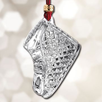 2024 Waterford Baby's First Christmas Boot Crystal Ornament image