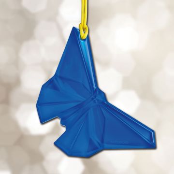 2024 Waterford Origami Butterfly Crystal Ornament image