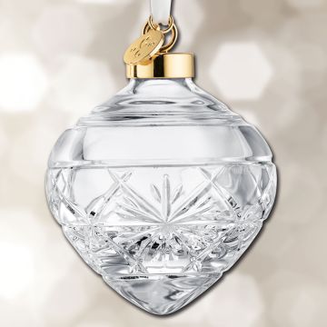 2025 Waterford Winter Wonders Snowflake Clear Bauble Crystal Ornament image