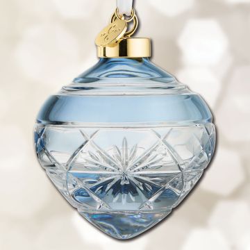 2025 Waterford Winter Wonders Snowflake Color Bauble Crystal Ornament image