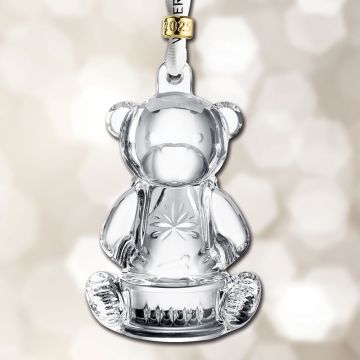 2025 Waterford Baby's First Christmas Bear Crystal Ornament image