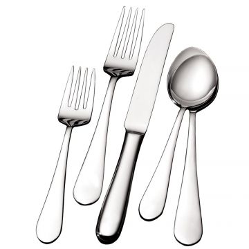 Wallace Continental Classic 65 Piece Stainless Steel Flatware Set image