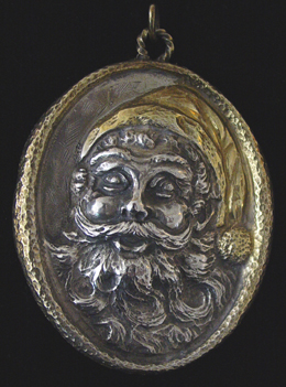 1988 Buccellati Santa Sterling Ornament image