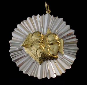 1992 Buccellati Cherub Sterling Ornament image