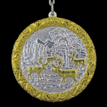 2005 Buccellati  Reindeer Sterling Ornament image