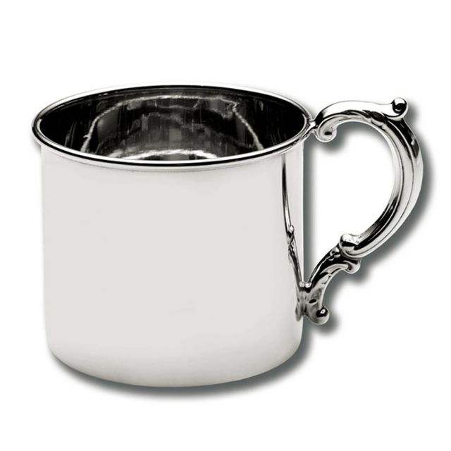 Classic Baby Cup in Sterling Silver, Size: 2.25 in.