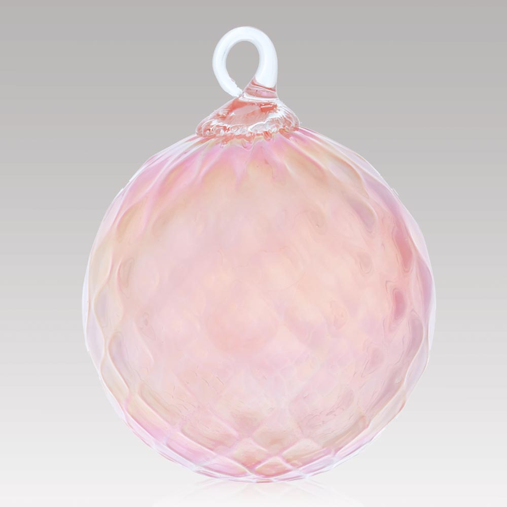 Sterling Collectables: Glass Eye October Pink Opal Ornament