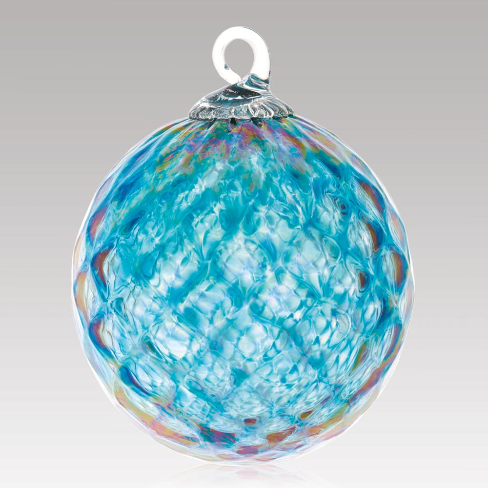 Sterling Collectables: Glass Eye December Topaz Ornament