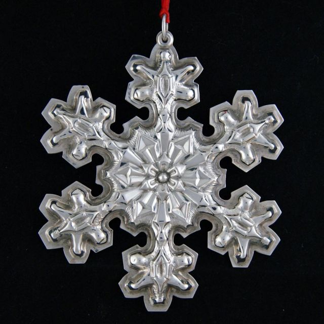 Sterling Collectables: 1976 Gorham Snowflake Sterling Ornament