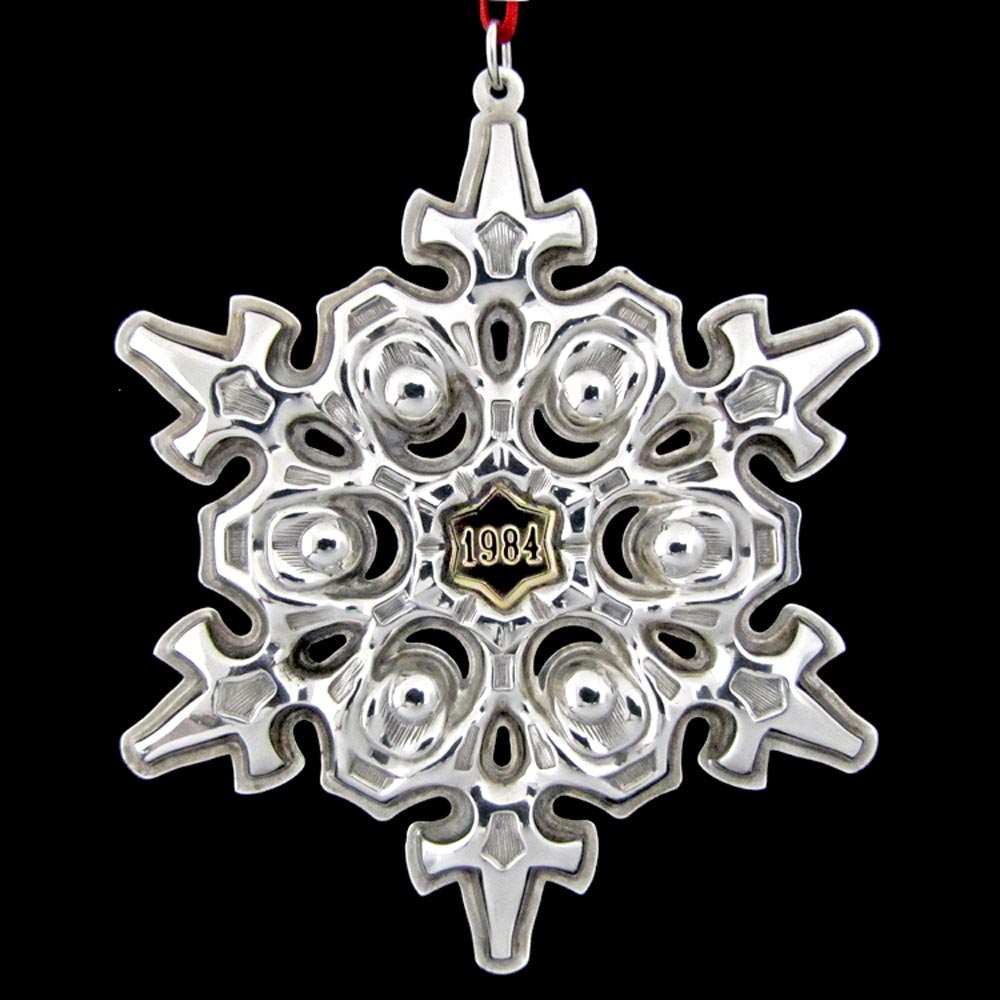 Sterling Collectables: 1984 Gorham Sterling Snowflake Ornament