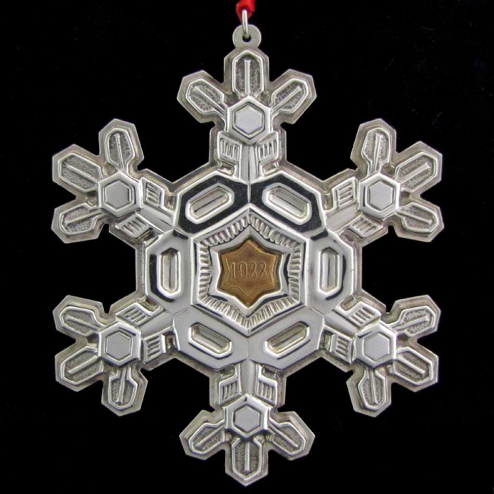 Sterling Collectables: 1988 Gorham Snowflake Sterling Ornament