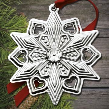 2015 Gorham Snowflake 46th Edition Sterling Ornament image