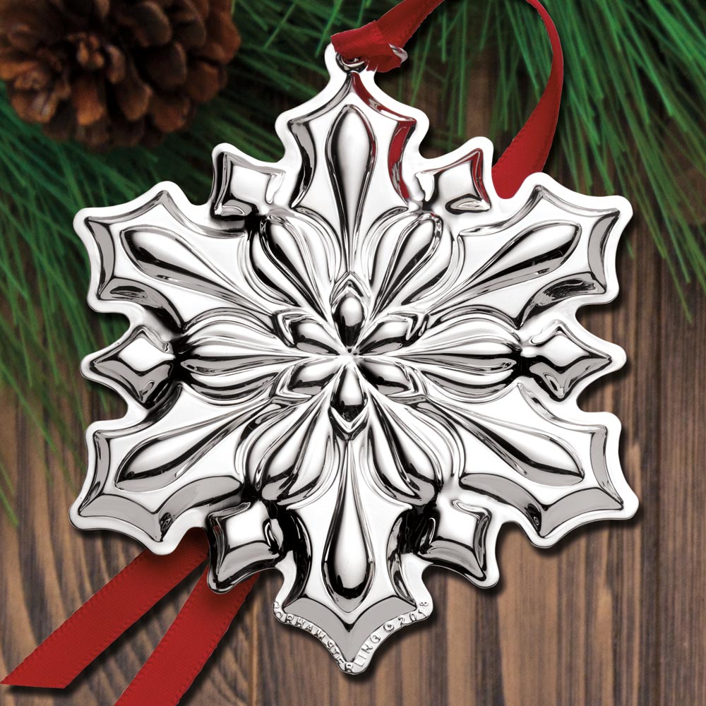 Sterling Collectables 2018 Gorham Snowflake 49th Edition Sterling Ornament