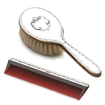 Gorham Girls Chantilly Brush & Comb Set Sterling image