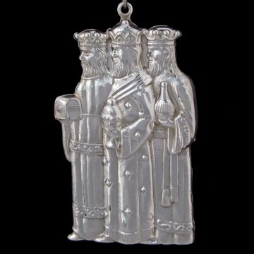 1982 Gorham Three Wisemen Sterling Ornament image