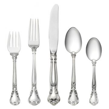 Gorham Chantilly 5 Piece Place Setting Sterling Silver image