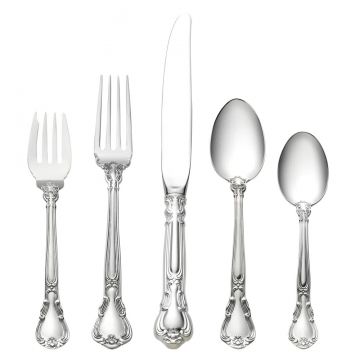 Gorham Chantilly 5 Piece Dinner Setting Sterling Silver image