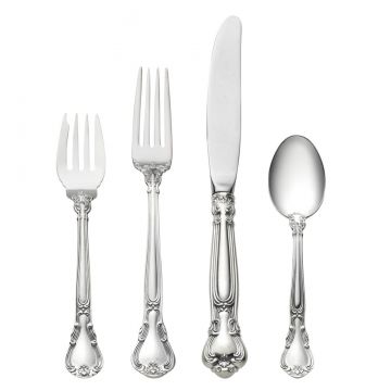 Gorham Chantilly 4 Piece Place Setting Sterling Silver image