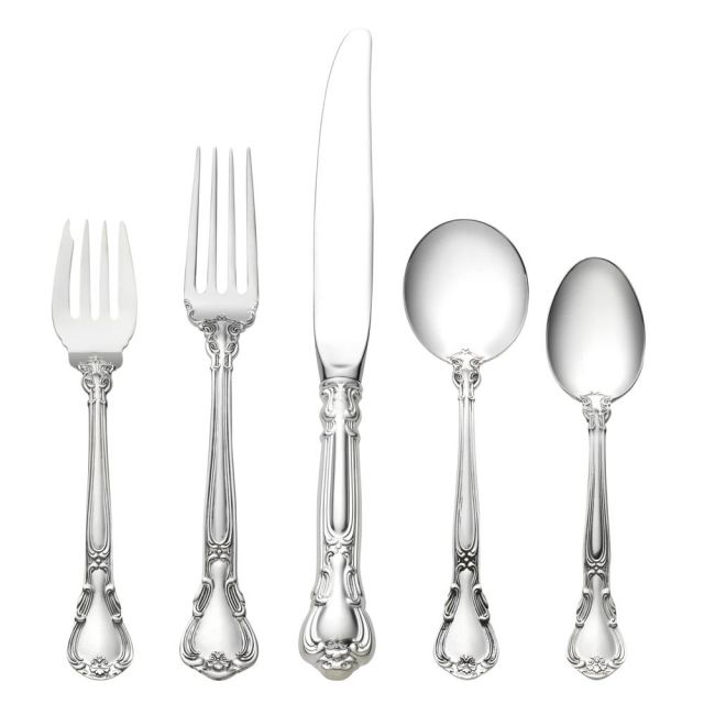 Chantilly hot sale silver flatware