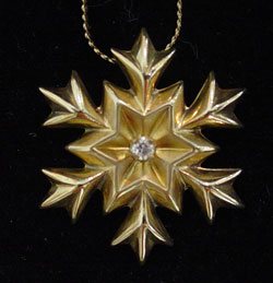 gorham snowflake necklace