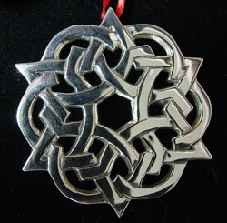 Sterling Collectables: Hand & Hammer Star Sterling Ornament