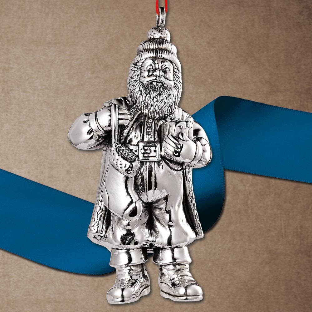 Sterling Collectables: JT Inman Italian Santa Sterling Ornament