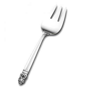 International Royal Danish Cold Meat Fork Sterling Silver image