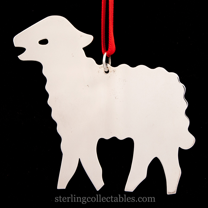 Sterling Collectables: James Avery Lamb Sterling Ornament