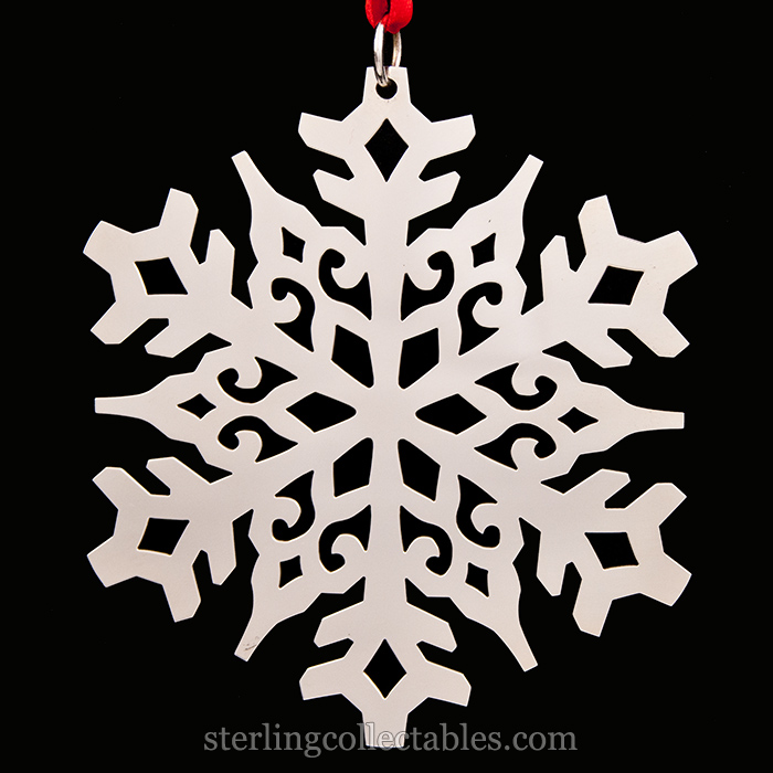 Sterling Collectables: James Avery Snowflake Sterling Ornament