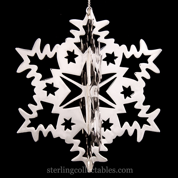 Sterling Collectables: Janna 1979 Snowflake Sterling Ornament