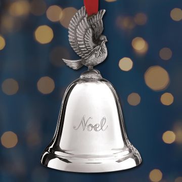 2020 Reed & Barton Noel Bell 40th Edition Silverplate Ornament image