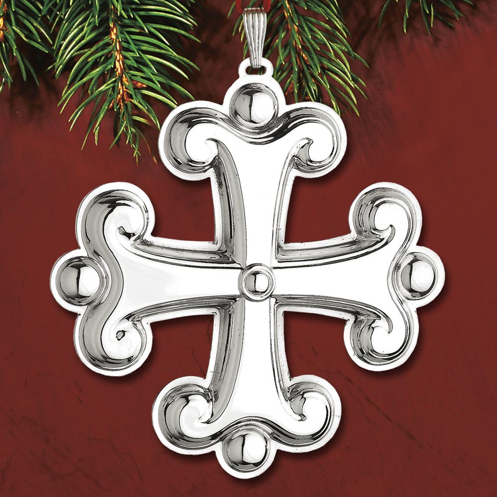 Sterling Collectables 2015 Reed & Barton Christmas Cross 45th Sterling
