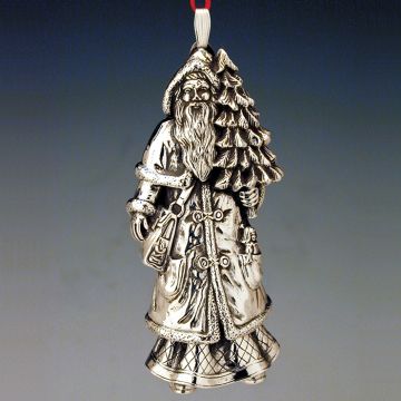 2006 Reed & Barton Old World Santa Sterling Ornament image