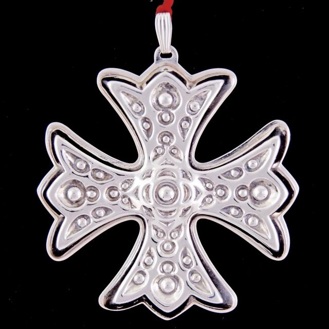 Reed & Barton 1975 Christmas Cross with Sterling Silver Chain good