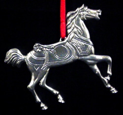 Sterling Collectables: Kirk Steiff Smithsonian Horse Sterling Ornament