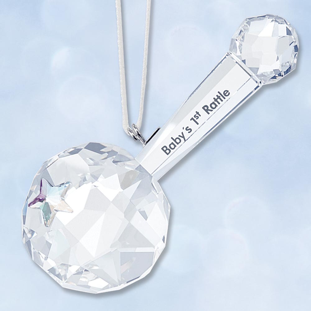 swarovski baby ornament