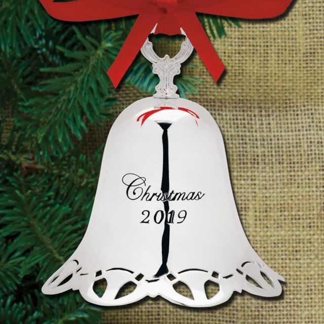 Sterling Collectables: 2019 Towle Pierced Bottom Bell 40th Edition  Silverplate Ornament