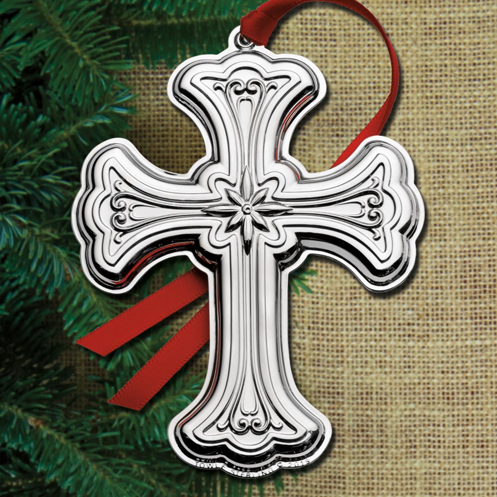 Sterling Collectables: 2019 Towle Cross 27th Edition Sterling Ornament