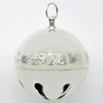 1973 Wallace Sleigh Bell Silverplate Ornament image