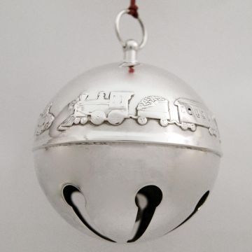 1974 Wallace Sleigh Bell Silverplate Ornament image