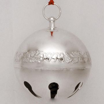 1978 Wallace Sleigh Bell Silverplate Ornament image