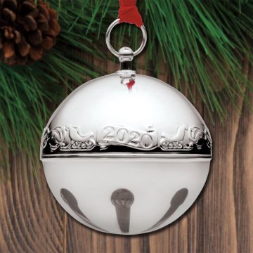 2020 Wallace Sleigh Bell 50th Edition Silverplate Ornament image