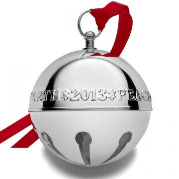 2013 Wallace Sleigh Bell 43rd Edition Silverplate Ornament image