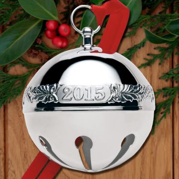 2015 Wallace Sleigh Bell 45th Edition Silverplate Ornament