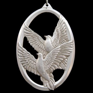 1976 Wallace Dove Sterling Ornament image