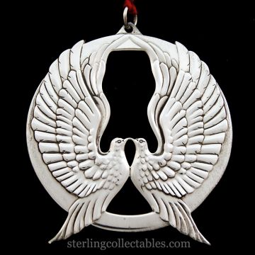 1973  Wallace Dove  Sterling Ornament image