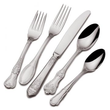 Wallace Luxe 77 Piece Stainless Steel Flatware Set image
