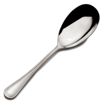 Wallace Continental Bead Stainless Steel Salad Serving Spoon image