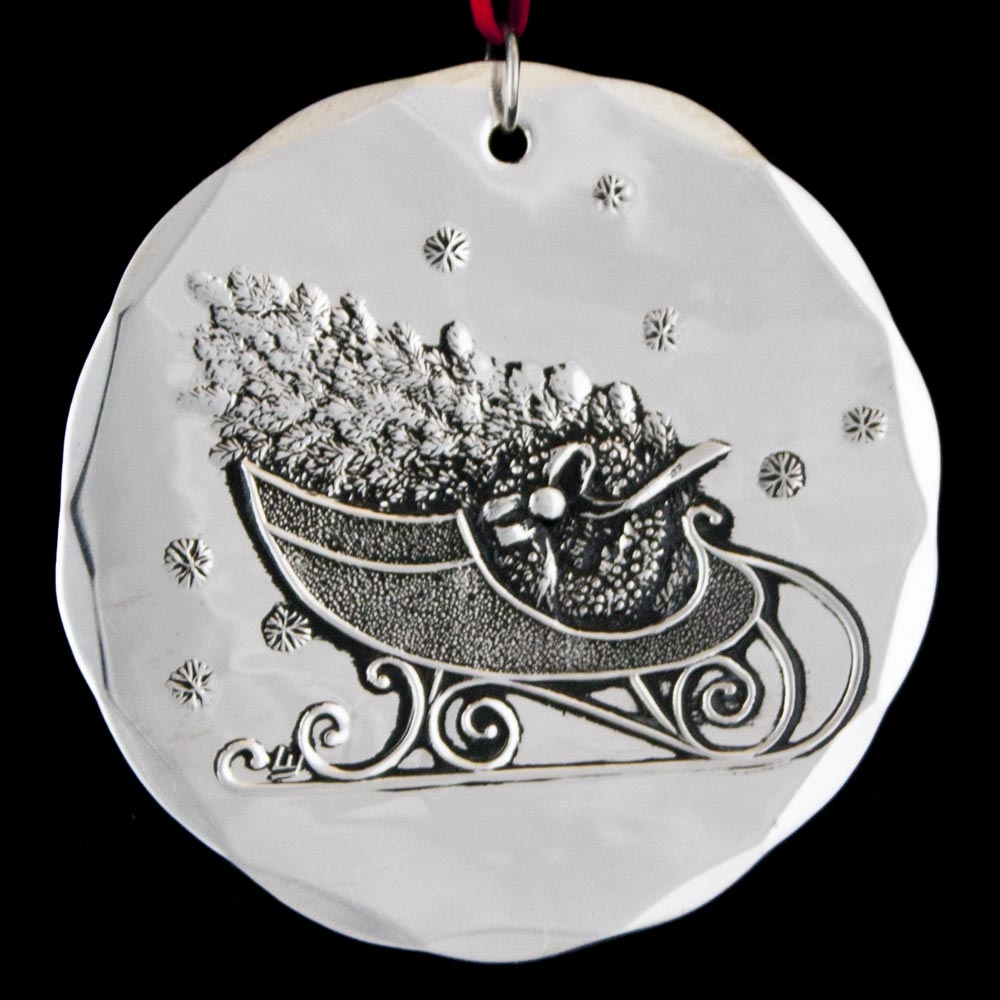 Sterling Collectables: 1987 Wendell August Sleigh Sterling Ornament